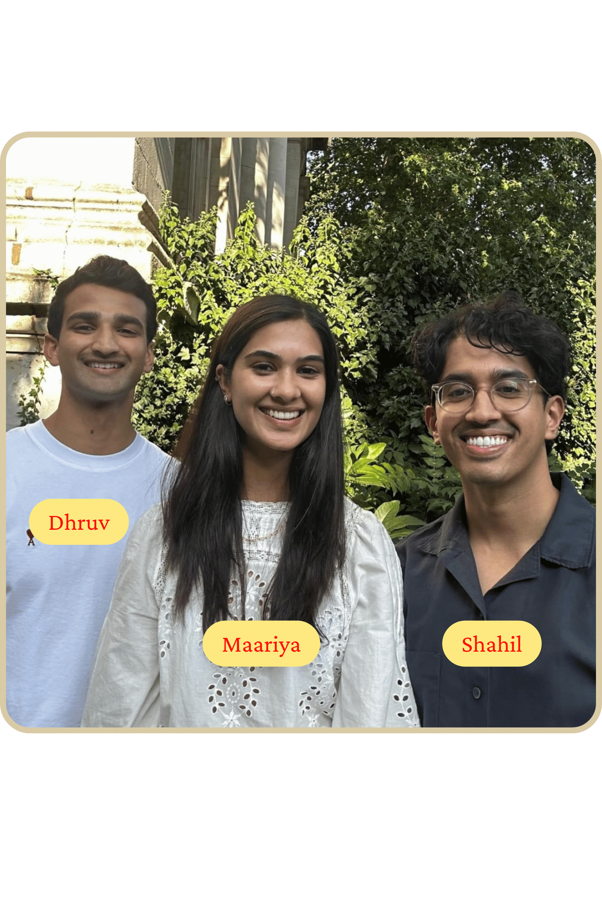 Picture of of Dhruv, Maariya and Shahil