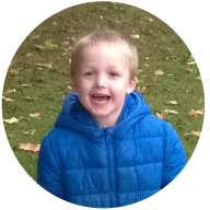 Our member Joshua Mountford smiling: MedicAlert for Nut Allergy