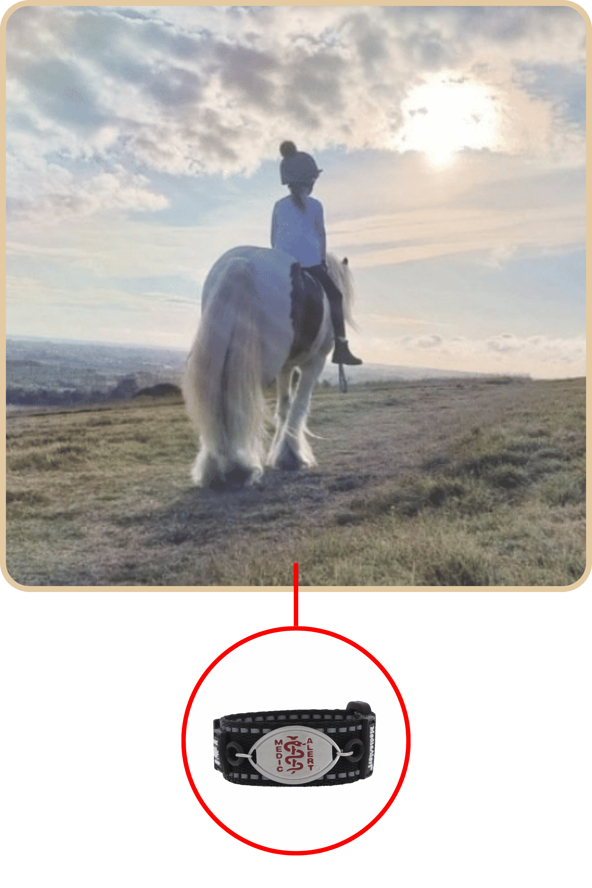 Picture of Miya horse riding