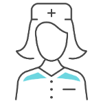 Female nurse icon