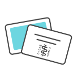 Illustration of two MedicAlert wallet cards