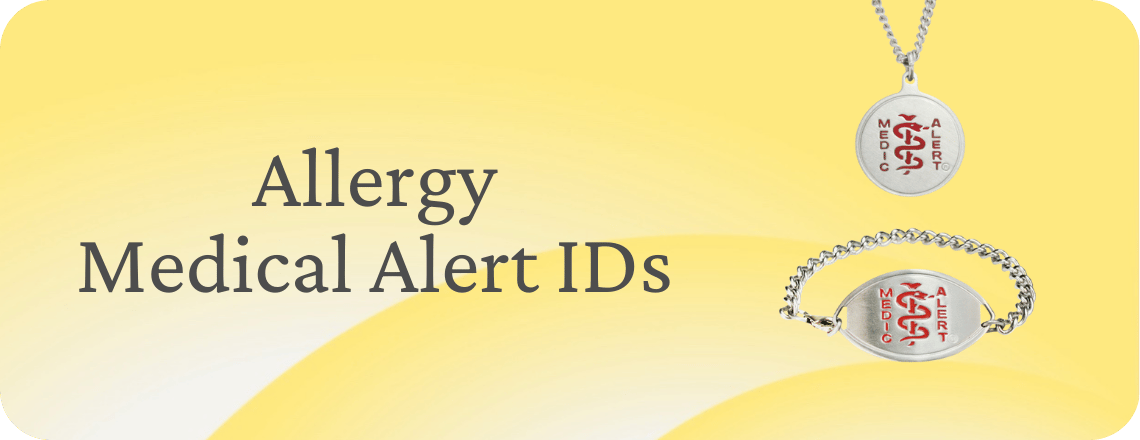 Penicillin Allergy Medical Alert ID Necklace - Stainless Steel, Engraved, Free Wallet Card