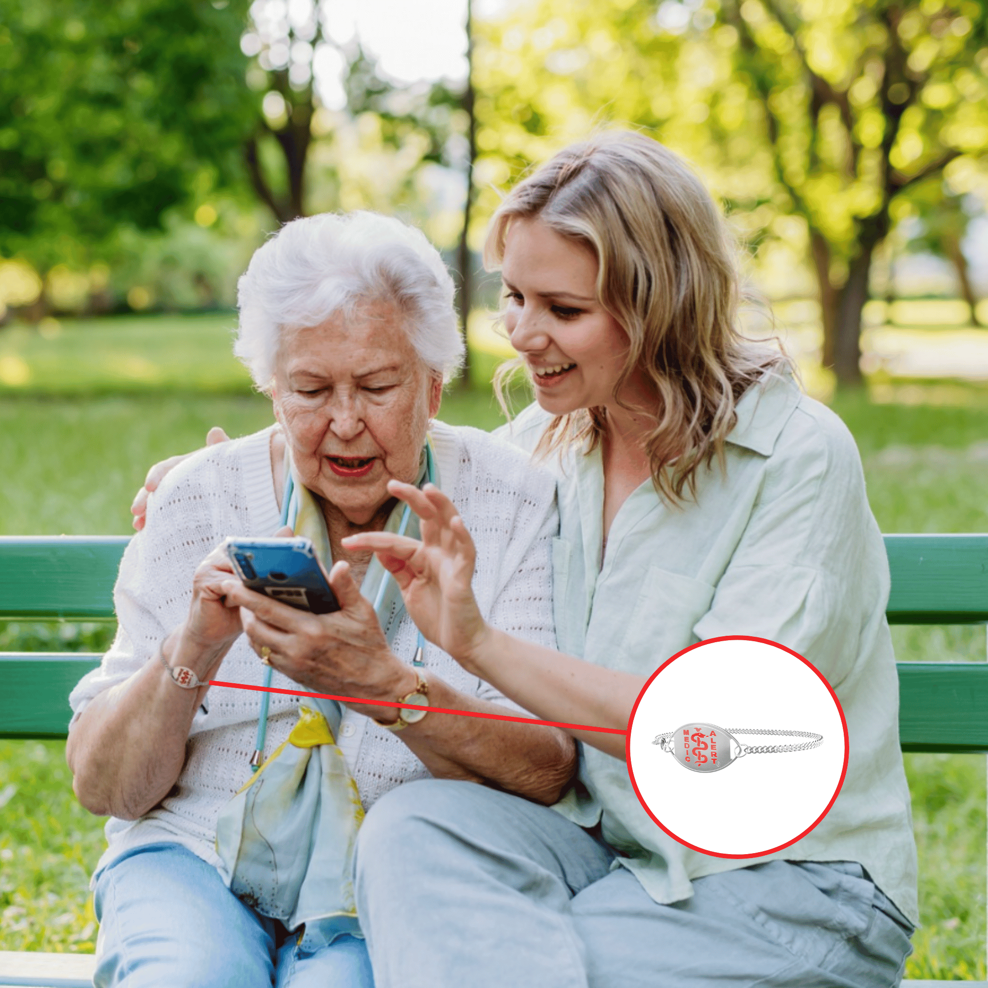 MedicAlert Member wearing Medical ID